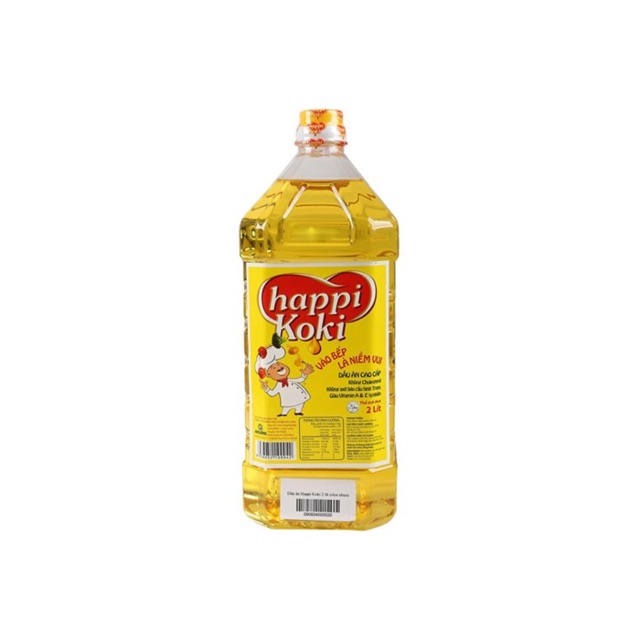 Dầu Happi Koki chai 2 lít