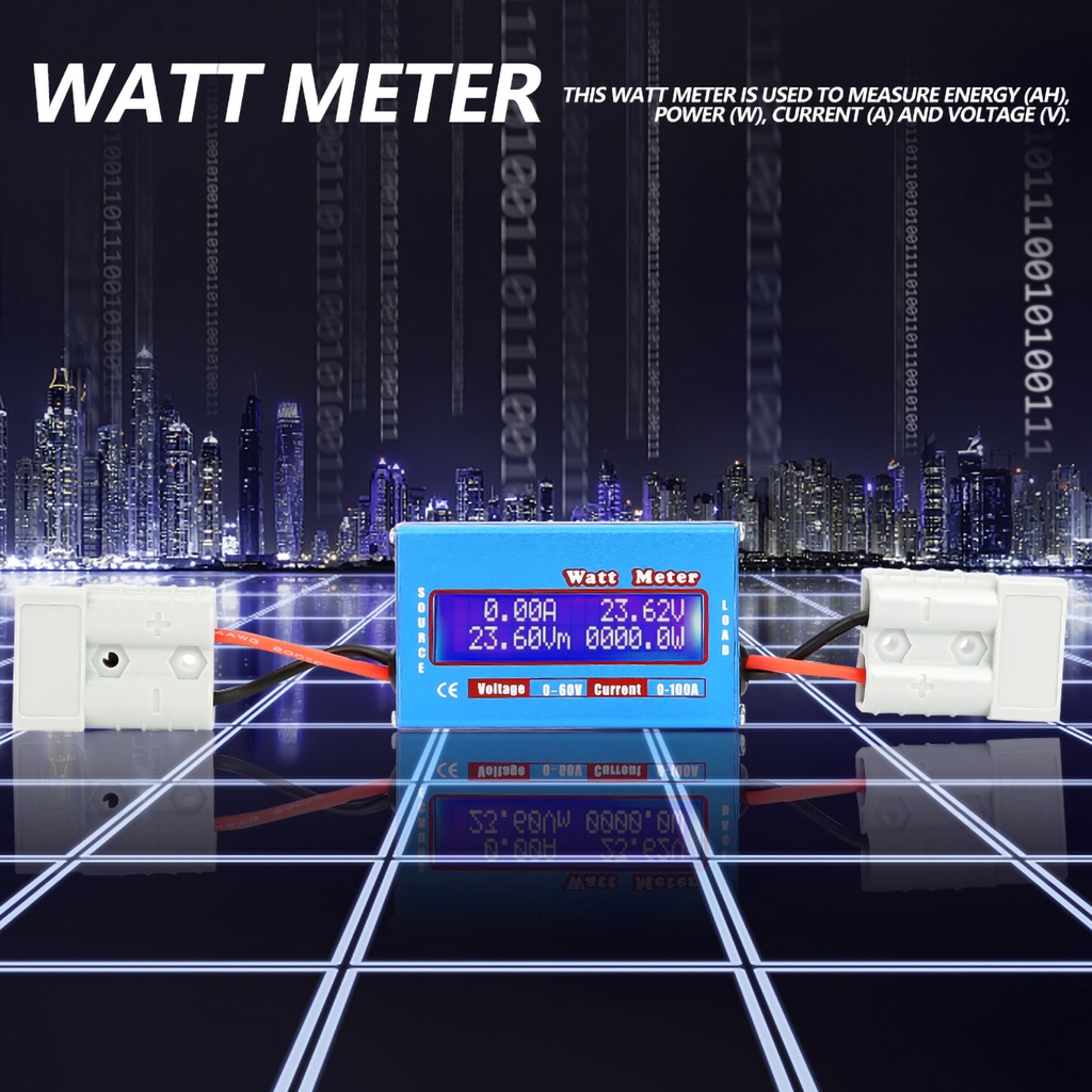 Có thể bán buôn 0-100A 0-60V Máy phân tích nguồn DC chính xác cao Công cụ đo năng lượng Watt Volt Amp Westvirginia058 Hàng giao ngay