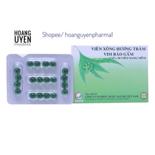 Viên xông hương tràm Vim Báo Gấm - Hộp 40 viên
