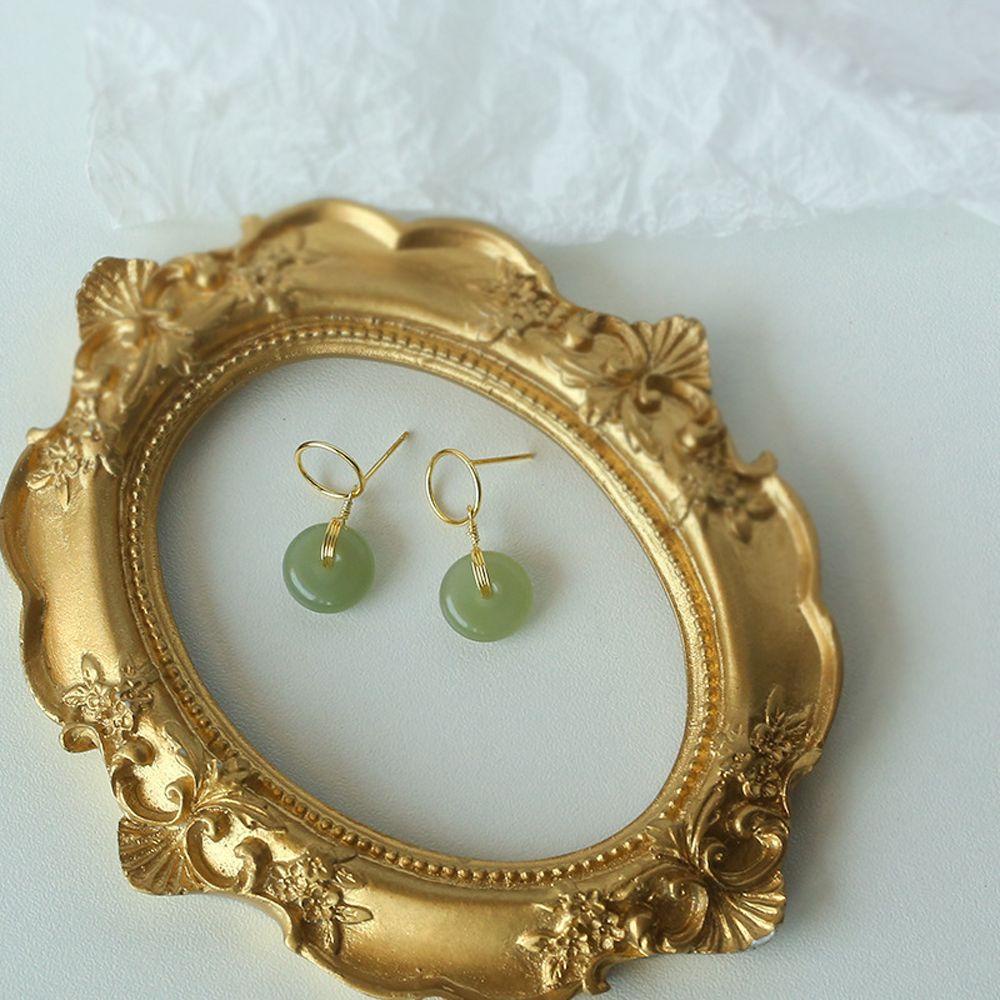 Bông Tai Tròn Phong Cách Hàn Quốc Tối Giản Thanh Lịch Dành Cho Nữ Back2Lilife