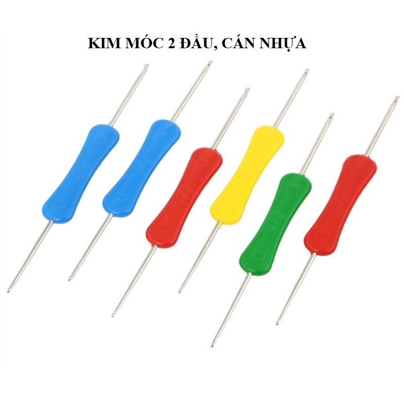 KIM MÓC 2 ĐẦU CÁN NHỰA CỨNG