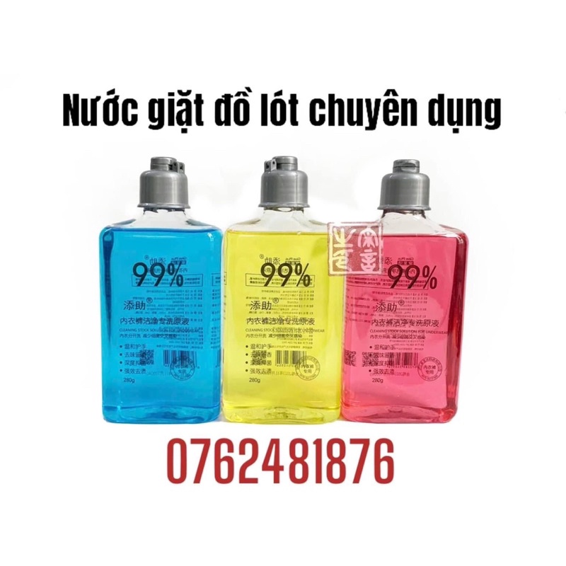 NƯỚC GIẶT ĐỒ LÓT CHUYÊN DỤNG , DIỆT KHUẨN AN TOÀN CHO DA (ship hoả tốc)