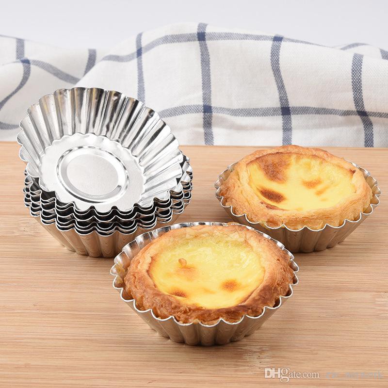 Bộ 10 Khuôn Bánh Tart Nhôm - Khuôn Bánh Trứng Giá Rẻ