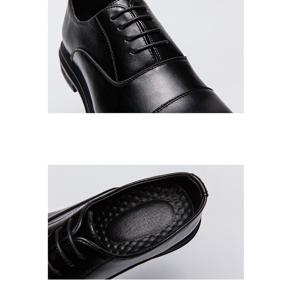 Office style leather shoes for men