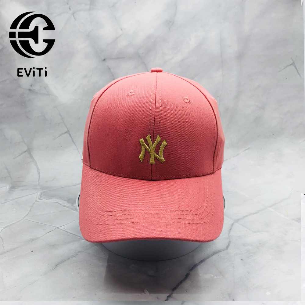 Mũ nón lưỡi trai logo thêu NY nhiều màu sắc hợp,hợp thời trang phong cách Hàn Quốc dễ phối đồ