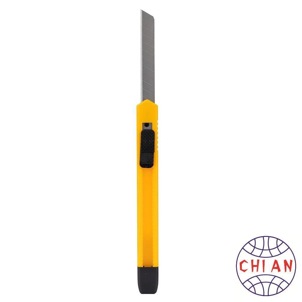 Dao rọc giấy nhỏ Deli - Vàng - Combo 2 chiếc - E2051 [Văn phòng phẩm Deli]
