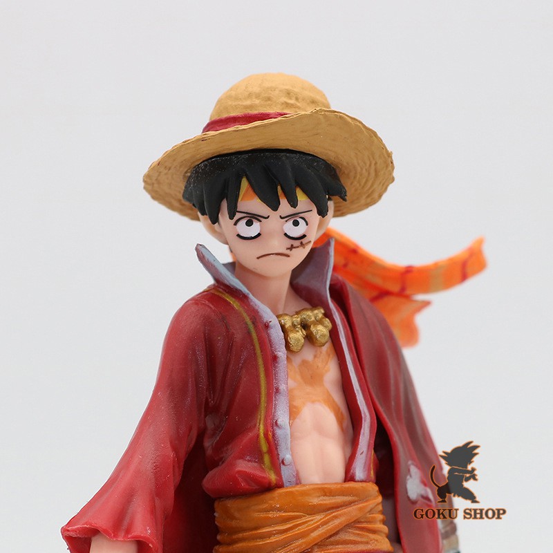 Mô hình Luffy One Piece - Mô hình Luffy áo choàng đỏ kỷ niệm 15 năm One Piece