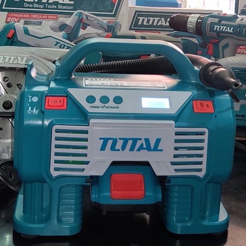 TOTAL Máy nén khí tự động dùng pin Lithium 20V TACLI2002