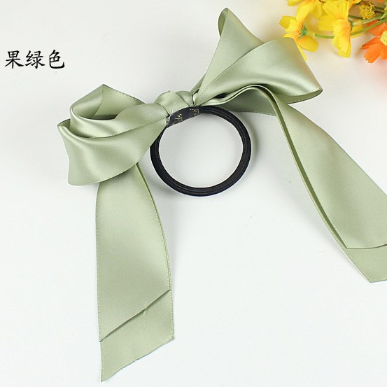 Dây buộc tóc đính nơ phong cách Hàn Quốc thời trang nữ dễ thương