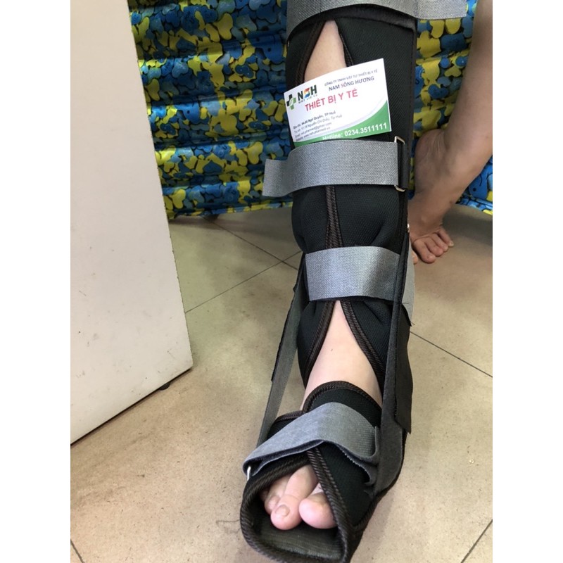 ❤ Đai Nẹp cẳng chân dài Giahu NẸP Cố định gãy xương,bong gân cẳng chân,cổ chân và bàn chân GIAHU