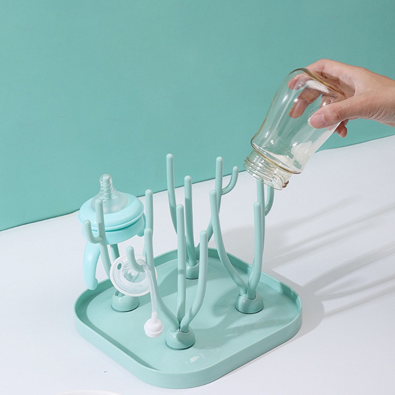 Giá Đỡ Phơi Khô Bình Sữa Em Bé / Núm Vú Tháo Rời Được Tiện