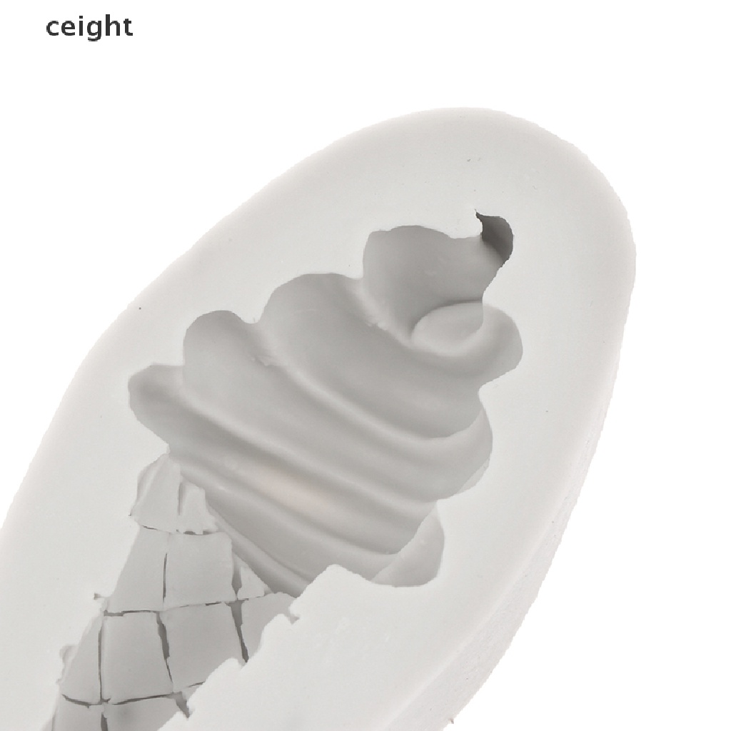 Khuôn silicon làm kẹo mềm socola hình cây kem dành cho tiệc sinh nhật