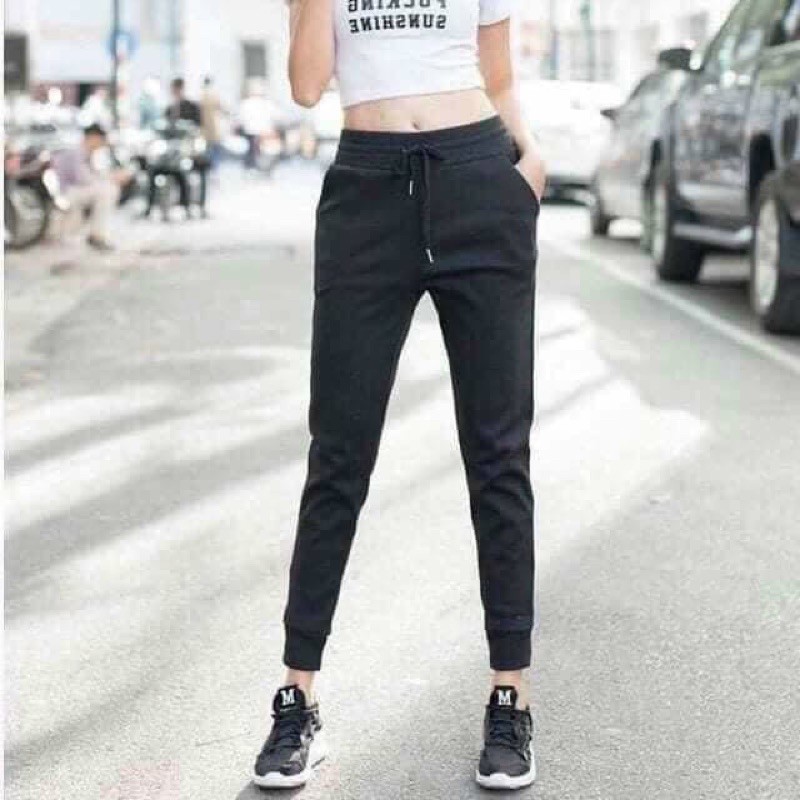 Quần jogger len tăm