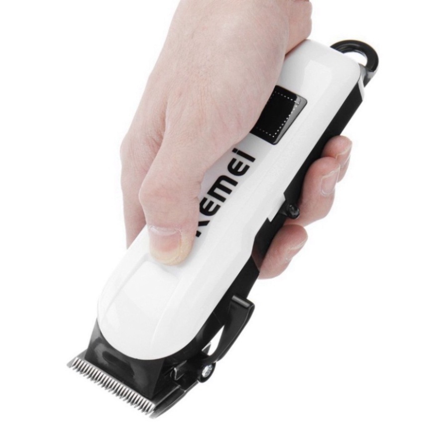 Tông đơ cắt tóc không dây Kemei KM-809A lưỡi dao Titantium 4 cữ mẫu mới bảo hành 1 tháng