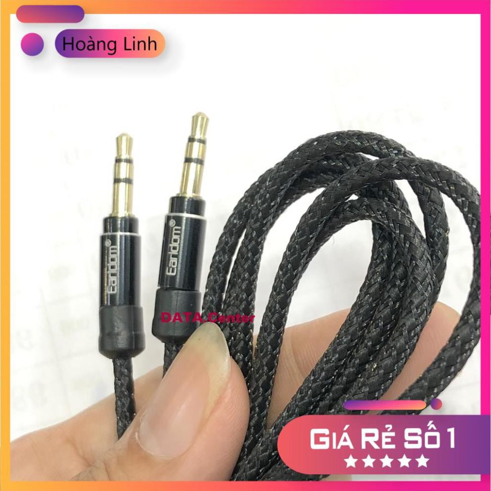 Dây cáp nối điện thoại vào loa hai đầu 3.5mm dài 1.5M Hãng Eardom 04