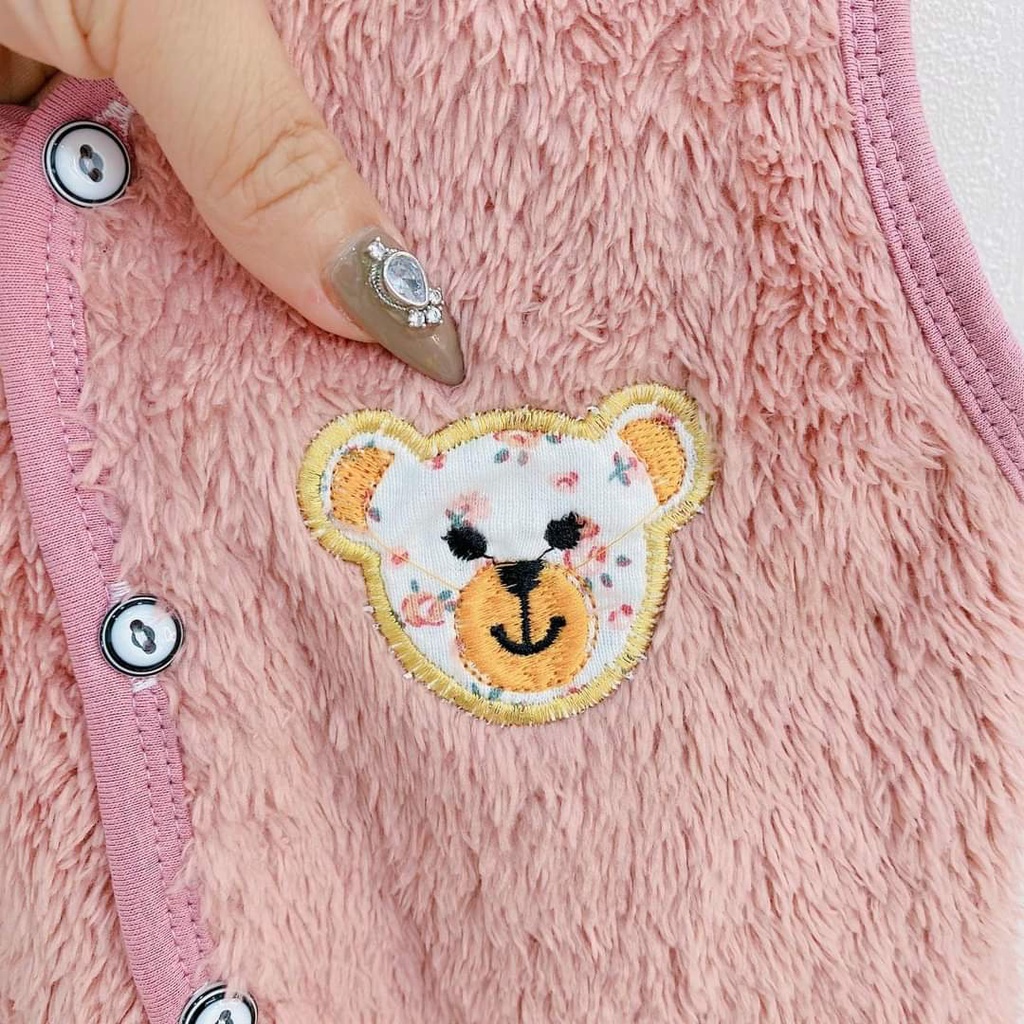 Áo gile lông cừu cho bé trai và bé gái từ 4kg đến 14kg - A SHOP 01