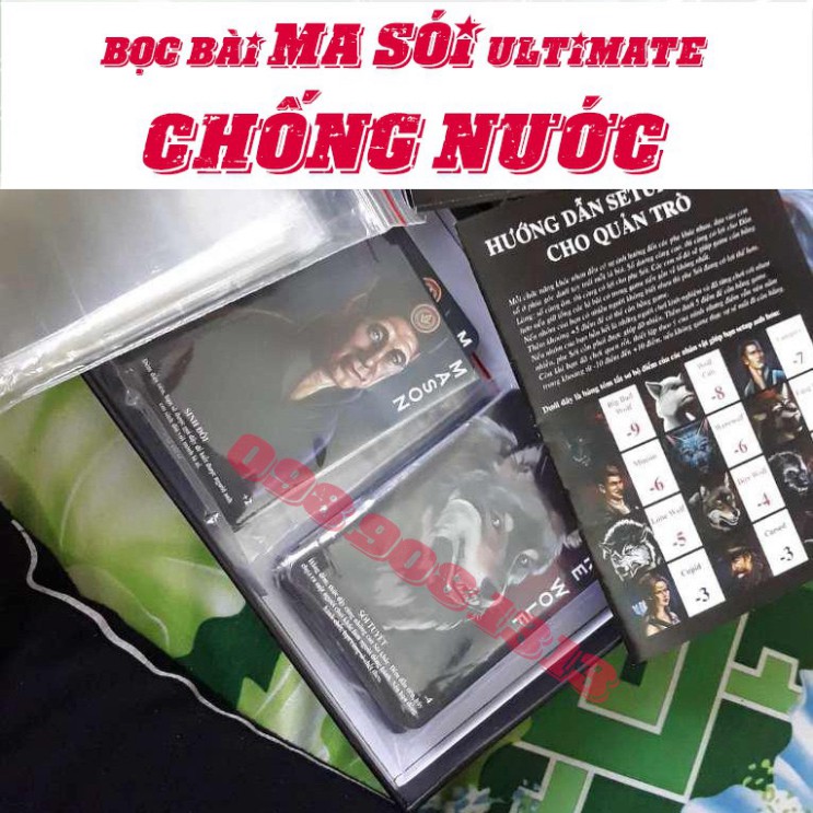 Sleeves bọc bài yugioh, p00keem0n, ma sói, un0, mèo nổ exploding kittens bảo vệ bài 6.4 x 9 cm