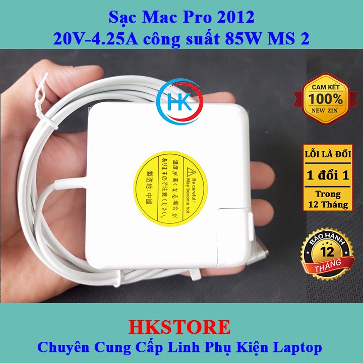 Sạc Macb00k Air Pro 85W Magsafe2 20V-4.25A Macb00k A1395 A1398 A1435 A1436 A1465 A1466 A1424 A1425