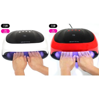 Máy Hơ Gel T2 72W Siêu Nhanh 36 Đèn Led UV - Hơ 2 Tay 2 Chân