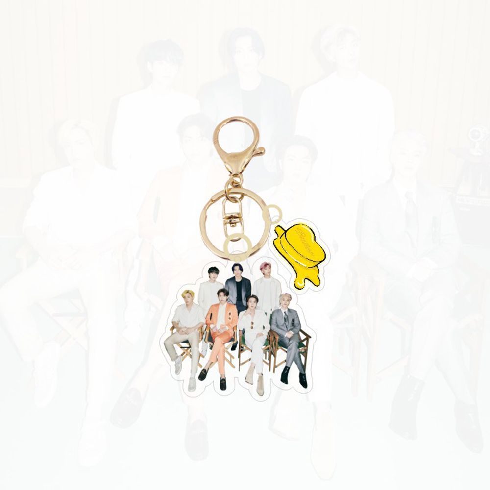 Móc Khóa In Hình Các Thành Viên Nhóm Bts