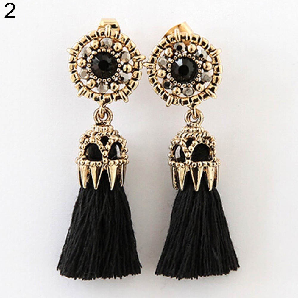 Hoa tai dáng dài phong cách Vintage cho nữ
