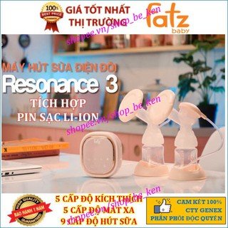Máy hút sữa điện đôi Fatzcao cấp có pin sạc Fatzbaby - Resonance FB1160VN, FB1161VN, FB1182VN, FB1180VNH, FB1180VNG)