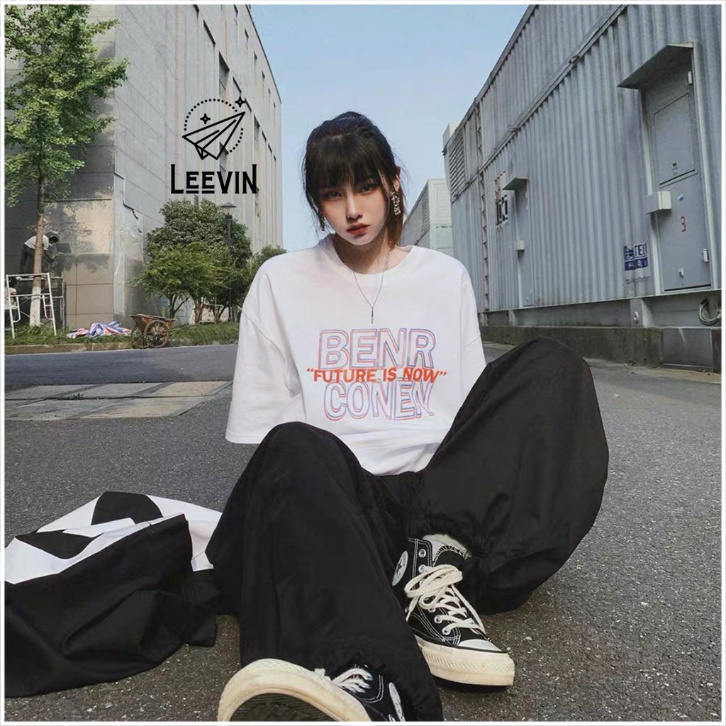 Áo Thun Nam Nữ BENR CONEN Unisex - Kiểu áo phông form rộng tay lỡ Ulzzang Leevin Store | BigBuy360 - bigbuy360.vn