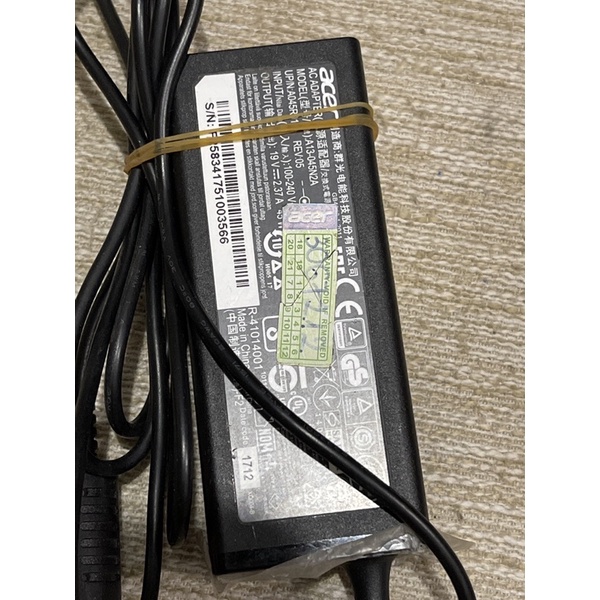 Sạc laptop acer chân kim 19v 2.37A bóc máy zin