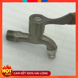 Vòi nước đơn, van khoá, vòi xả nhanh inox 304 vxn04