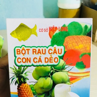 BỘT RAU CÂU CON CÁ DẺO HỘP 12goi