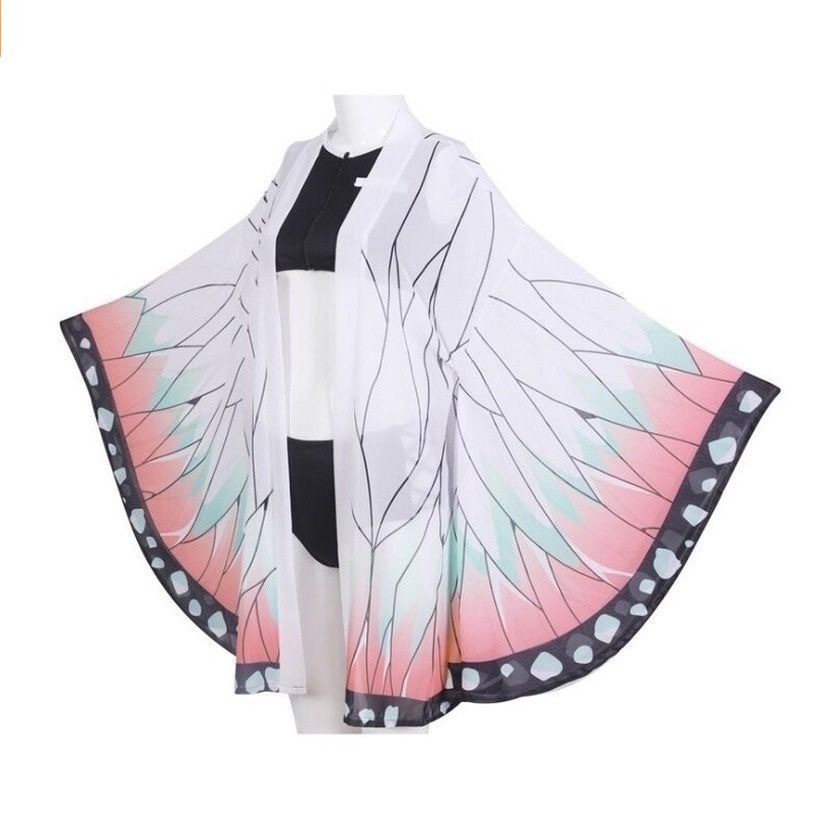 Bộ bikini kèm khăn choàng hóa trang thành nhân vật trong phim hoạt hình Demon Slayer (có bán lẻ) | BigBuy360 - bigbuy360.vn