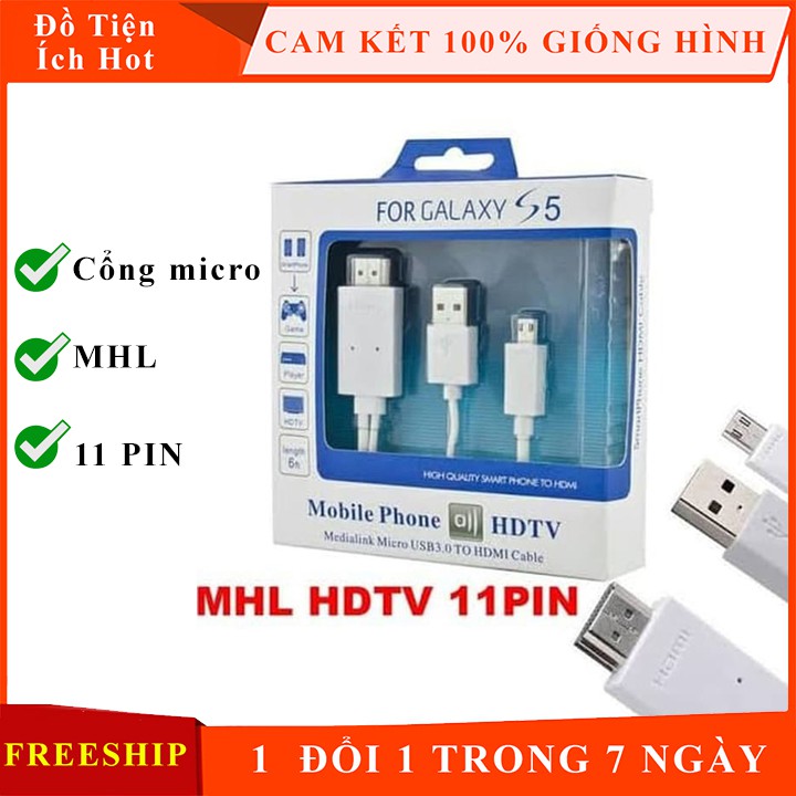 Dây Cáp HDMI Kết Nối Điện Thoại Với TiVi
