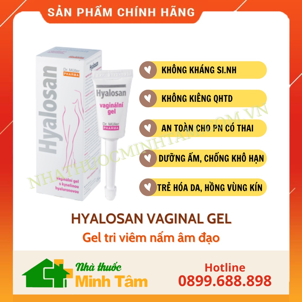 HYALOSAN GEL - BỘ ĐÔI SẢN PHẨM CHĂM SÓC, PHÒNG NGỪA VlÊM NGỨA - AN TOÀN CHO BÀ BẦU [CHÍNH HÃNG SỐ 1 CỘNG HÒA SÉC]