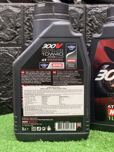 NHỚT MOTUL 300V 2 lớp