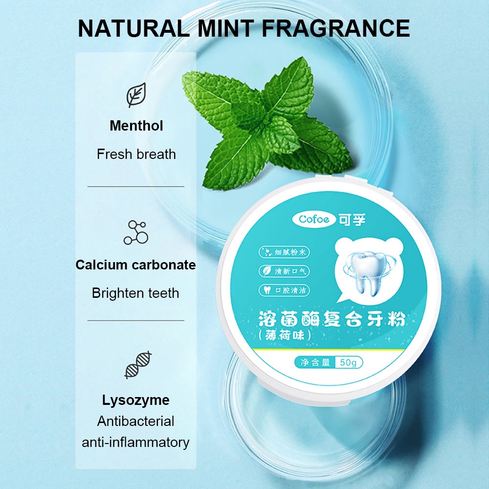 Cofoe Bột Đánh Răng Tẩy Trắng Toothpowder 50g