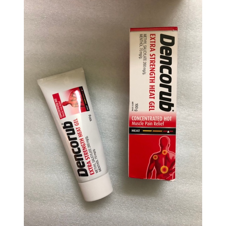 Dầu Xoa Bóp Dencorub Heat Gel 100g - Úc