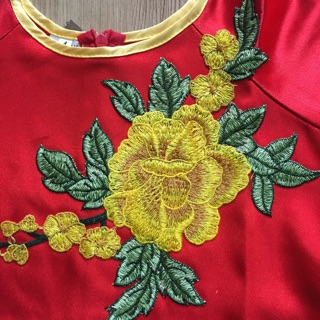 BỘ ÁO DÀI BÉ GÁI SATIN LỤA 1-14