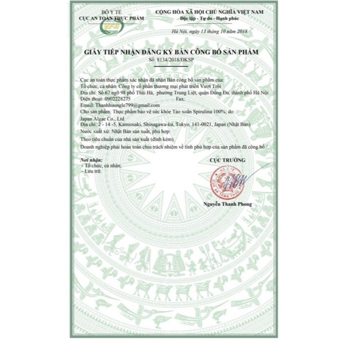 [Mã COS1505 giảm 8% đơn 300K] Tảo Xoắn Spirulina Nhật Bản 2200 Viên | BigBuy360 - bigbuy360.vn
