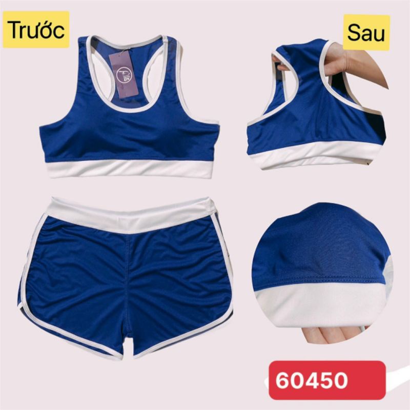 🧘Set đồ thể thao nữ Áo Bra - Quần Short,Bộ đùi viền Tập Gym, yoga Chất thun lạnh,Co Giãn 4 Chiều Thoải Mái Vận Động