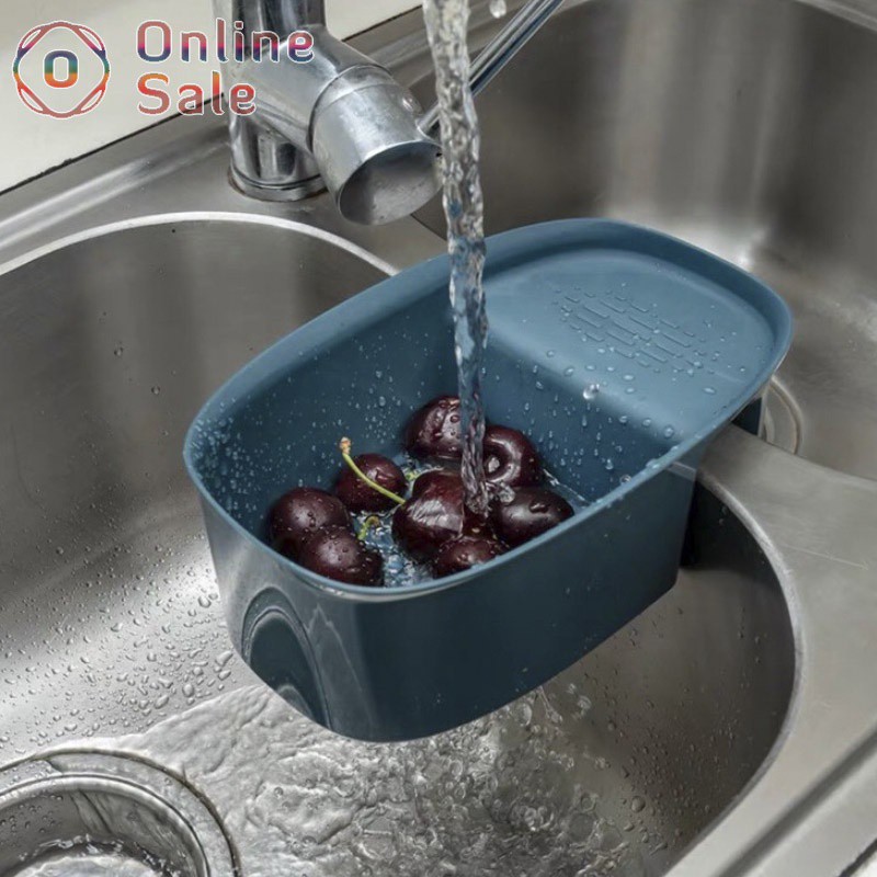 Khay Lọc Rác Gác Bồn - Giá để đồ rửa bát rửa chén kèm khay lọc rác, lọc thức ăn thừa