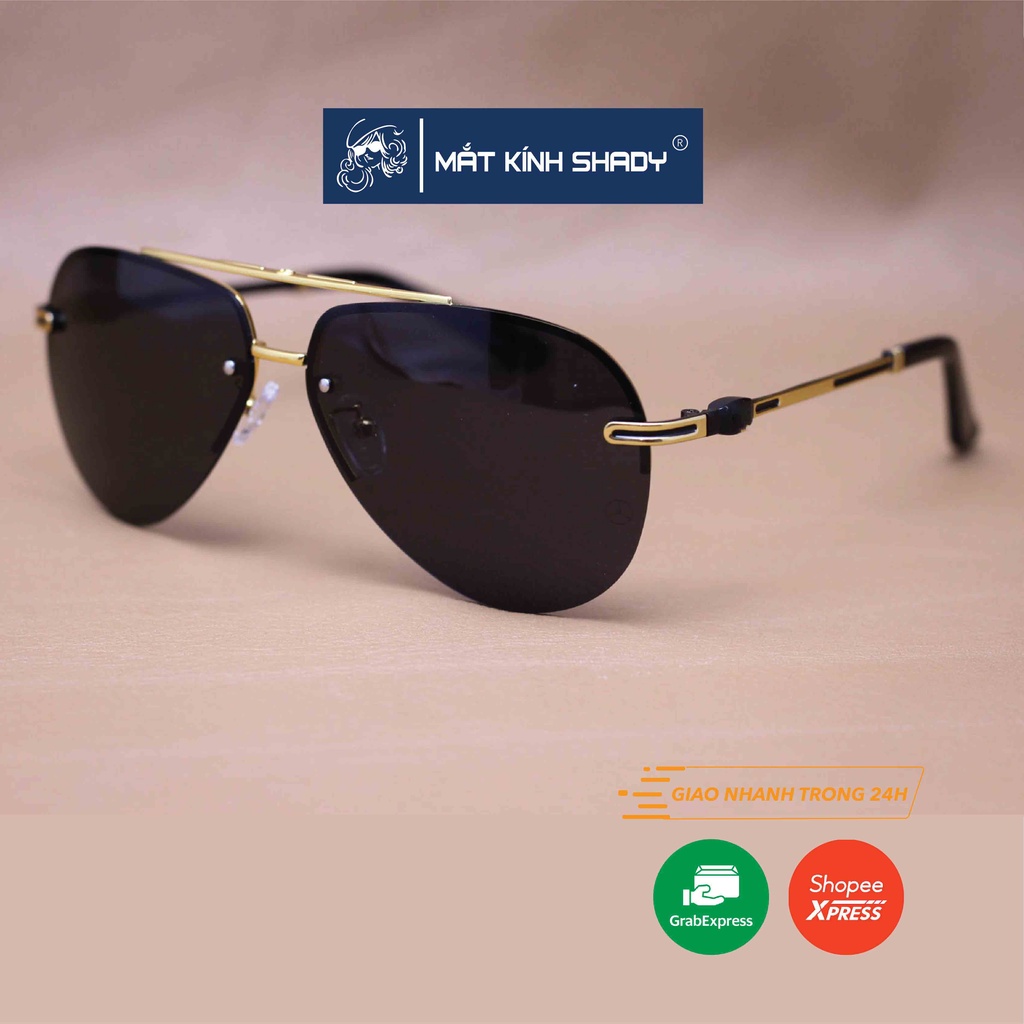 Kính Mát Hợp Kim Nam Shady Tròng Phân Cực Polarized - PK210 (NhiềuMàu)