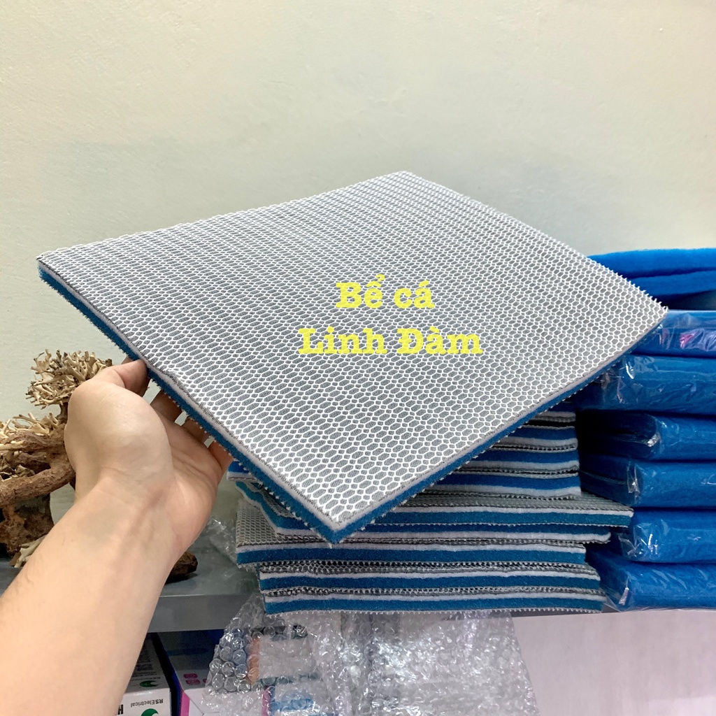 Bông Lọc 6D Khổ 40X30X2Cm Chuyên Dụng Cho Bể Cá Bể Thủy Sinh- Tấm Bông Lọc Tốt Cho Hệ Thông Lọc Nước