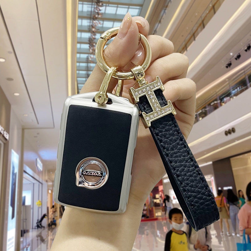 Bao Da Bảo Vệ Chìa Khóa Xe Hơi volvo s90 xc90 xc40 s60 xc60