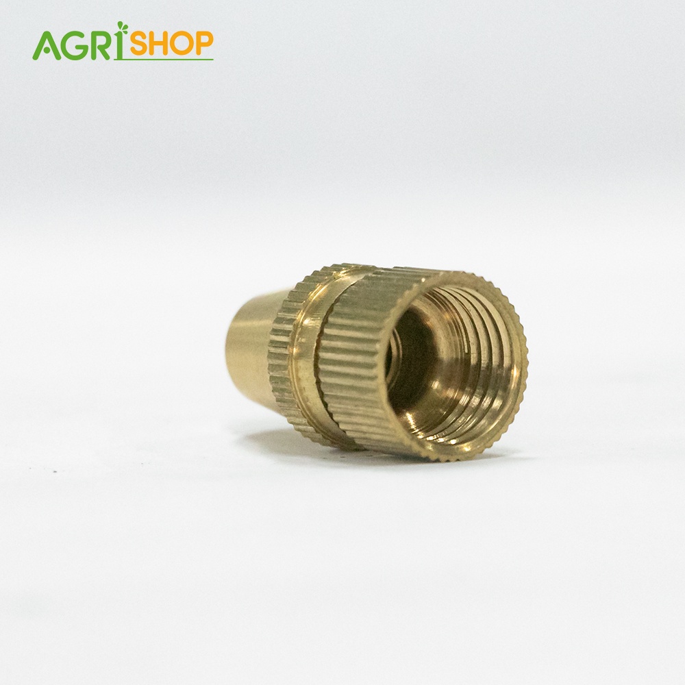 Pép phun thẳng 1 đầu đồng lắp với cần phun sử dụng cho bình điện BMC