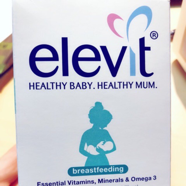 Elevit cho mẹ sau sinh và cho con bú mẫu mới 2019