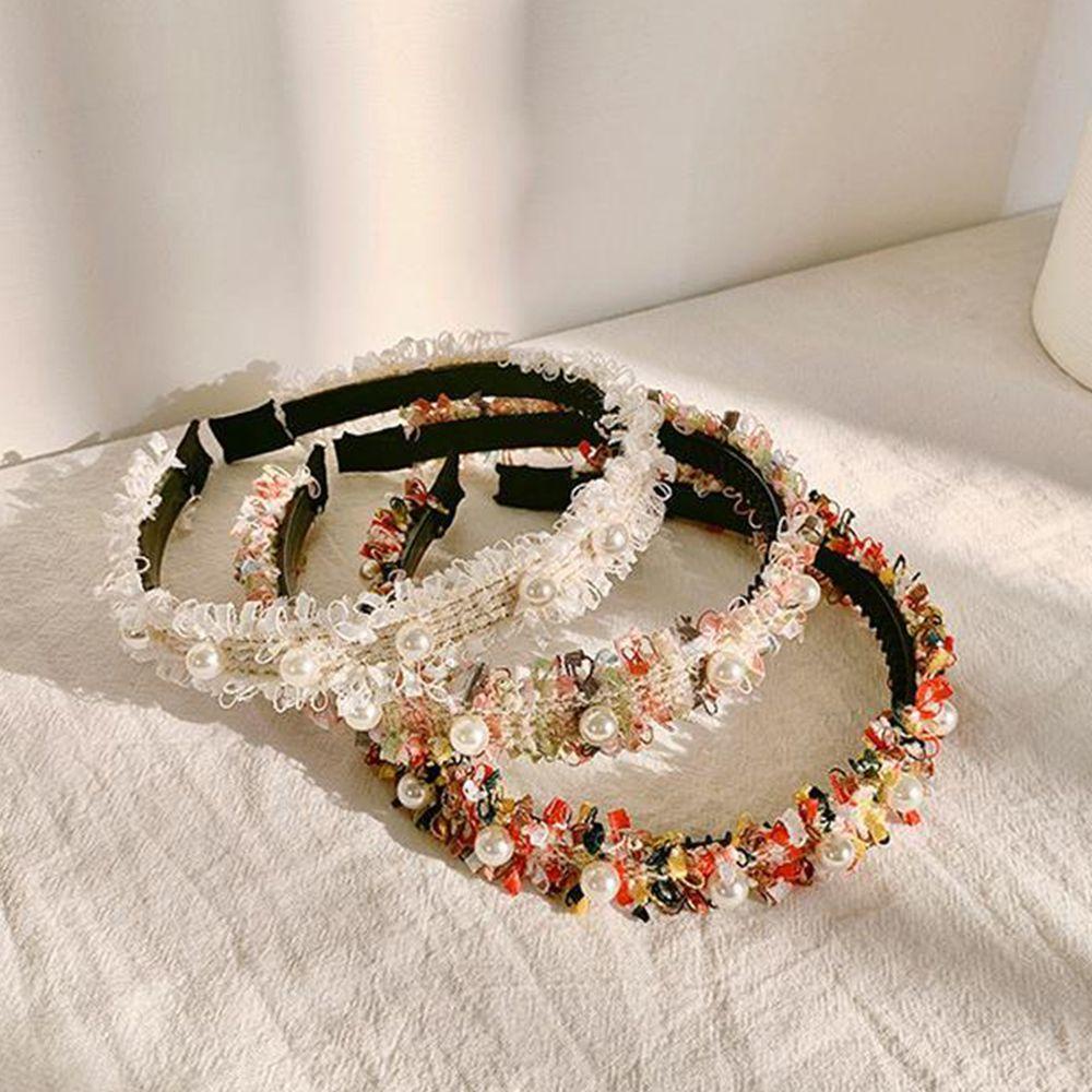 Băng Đô Vải Ren Hoa Phong Cách Hàn Quốc