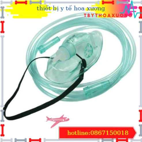 MẶT NẠ THỞ OXY KHÔNG CÓ TÚI, MASK THỞ OXY OXYGEN KHÔNG CÓ TÚI