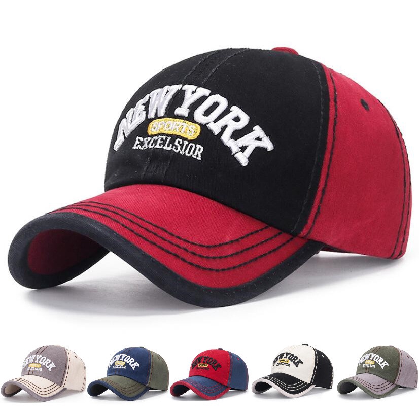 Fashion New York NY Cotton Baseball Cap Women Men Sports Outdoor Casual Sun Hat