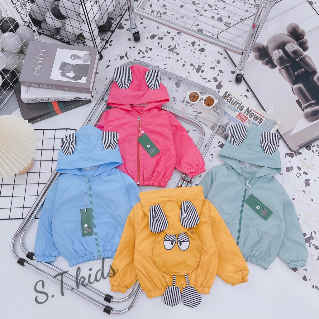 SALE ÁO KHOAC GIÓ CAO CẤP BE TRAI BÉ GÁI SIZE 10-20KG(KKTK)
