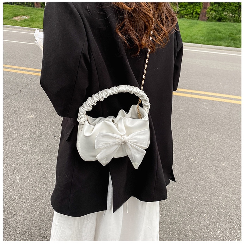 Túi Đeo Chéo/ Xách Tay Hình Vuông Nhỏ Đính Nơ Phong Cách Mùa Hè Thời Trang Mùa Hè 2022 GYLXB054